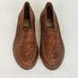 Haband Leather Loafers Men's Casual Comfort Club Shoe Size not on Shoe  Color Brown image number 5