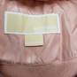 Michael Kors Girls Blush Heavyweight Faux-Fur Trim Hooded Stadium Jacket Size 10/12 image number 3