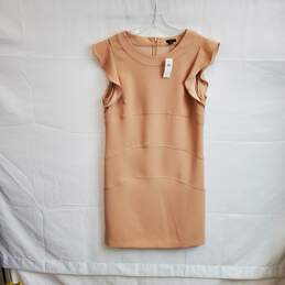 Ann Taylor Peach Cup Sleeve Dress WM Size 12 NWT