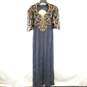 Right Choice Women Black Gold Beading Gown M NWT image number 1