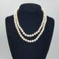 14k Gold FW Pearl 2 Strand Necklace 60.0g image number 1