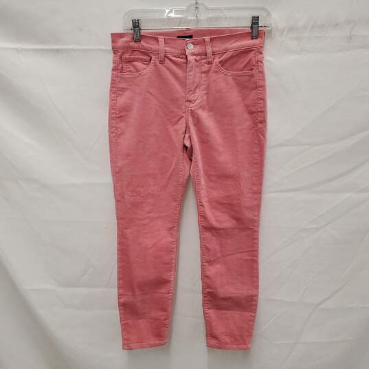 NWT J. Crew WM's Pink Corduroy Slim Ankle High Pants Size 25P  x 23 image number 1