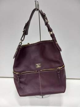 Dooney & Bourke Purple Leather Handbag