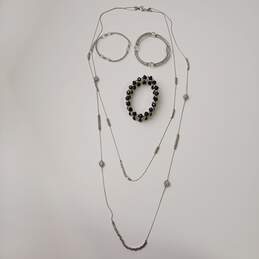 Silver and Black Hues Costume Jewelry Collection alternative image