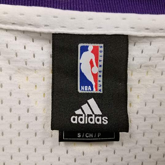Adidas Mens White Purple Phoenix Suns Grant Hill #33 NBA Jersey Size Small image number 3