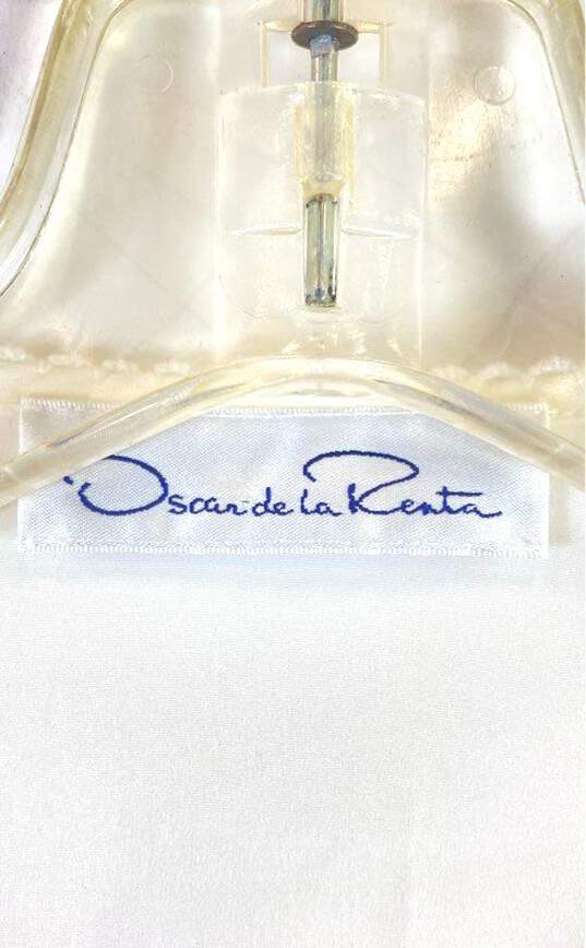 Oscar De La Renta Women White Vintage Lace Night Gown XL image number 3