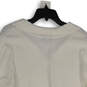 NWT Womens White Long Sleeve Spread Collar Pullover Sweater Size XL image number 4
