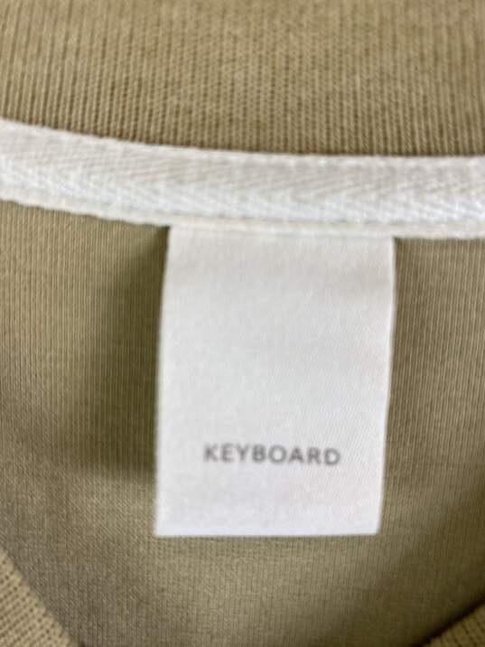 Keyboard Men Beige Graphic Sweatshirt One Size image number 3