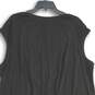 NWT Calvin Klein Womens Black Cowl Neck Sleeveless Pullover Sheath Dress Size 3X image number 4
