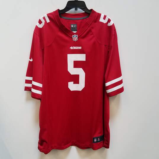Nike Youth San Francisco 49ers Trey Lance #5 Red Game Jersey