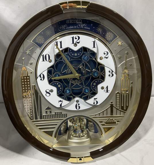 Seiko Melodies in Motion Clock QXM382BR image number 2