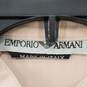 Emporio Armani Women Tan Mandarin Collar Blouse Sz5 image number 3