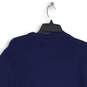 NWT Chaps Mens Navy Blue Knitted Round Neck Long Sleeve Pullover Sweater Size M image number 4