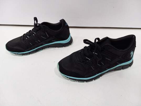 US Polo Assn. Women's Lennie-L Black/Blue Shoes Size 7.5 image number 3