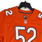 Mens Orange Chicago Bears Khalil Mack #52 NFL Football Jersey Size Medium image number 3