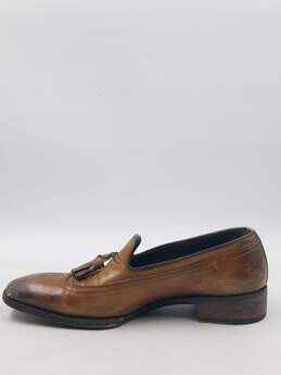 Authentic Tom Ford Cognac Tassel Loafers M 8 alternative image