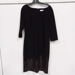 Calvin Klein Beaded 3/4 Sleeved Dress Size 14