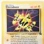 Vintage 1999 Pokémon (The First Movie) Electabuzz #2 Movie Promo Trading Card image number 2
