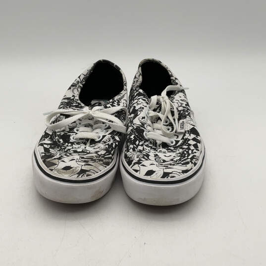 Unisex Nightmare Before Christmas Black White Sneaker Shoes Sz M 7.0 W 8.5 image number 1
