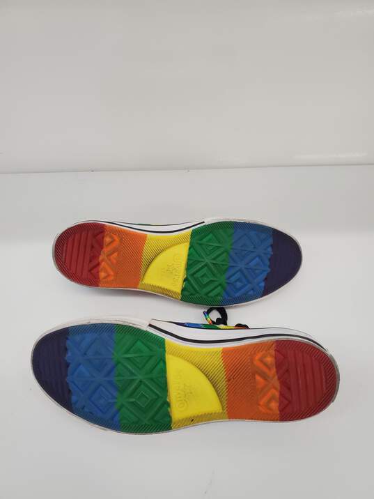 Men's Converse Chuck 70 Low 'Pride Rainbow Shoes Size-6.5 Used image number 5