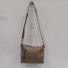 Kate Spade Taupe Leather Satchel/Crossbody Bag