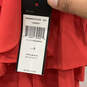 NWT Womens Janisa Pink Halter Neck Ruffle Sleeveless Maxi Dress Size Small image number 5