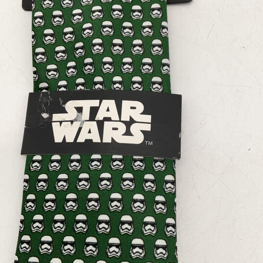 NWT Mens Green Hunter Storm Trooper Adjustable Fashionable Pointed Necktie image number 3