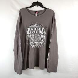 Harley Davidson Men Grey Long Sleeve XXL alternative image