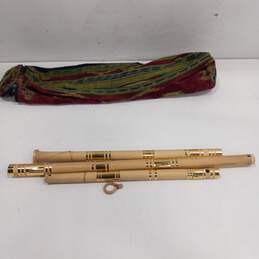Wooden Flute with Travel Bag alternative image