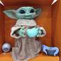 Star Wars Mandalorian Galactic Snackin' Grogu Toy image number 2