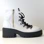 Skechers Women's Lug-Sole Boots White/Black Size 5.5 image number 1
