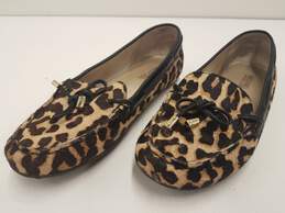 Michael Kors Women's Faux Cheetah Skin Slip on Loafers Sz. 7.5