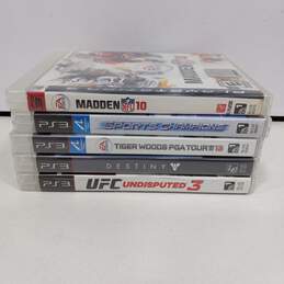 Bundle of Five Assorted PlayStation 3 Games