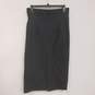 Ritsuko Shirahama Womens Black Flat Front Straight & Pencil Skirt Size 2 image number 1