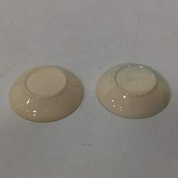 Pair of 2 Ceramic Saucers alternative image