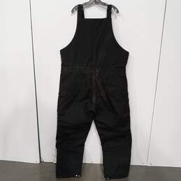 Carhartt Black Insulated Overalls Men's Size 46x34 alternative image