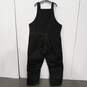Carhartt Black Insulated Overalls Men's Size 46x34 image number 2