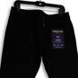 NWT Mens Black Flat Front Slim Fit Straight Leg Chino Pants Size 34x32 image number 4