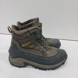 Columbia Brown Waterproof Breathable Omni-Tech Hiking Boots Men's Size 10.5 alternative image
