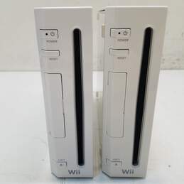 Nintendo Wii White Consoles For Parts/Repair Lot of 2 alternative image