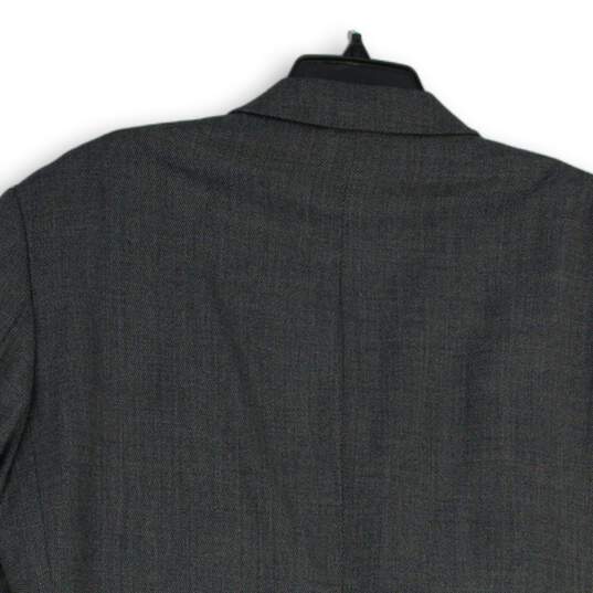 NWT Kenneth Cole Mens Charcoal Long Sleeve Three Button Sport Blazer Size 46R image number 4