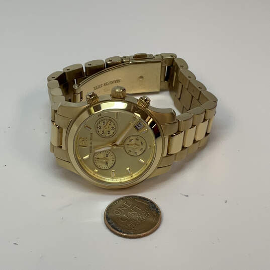 Designer Michael Kors MK-5384 Stainless Steel Round Dial Analog Wristwatch image number 3