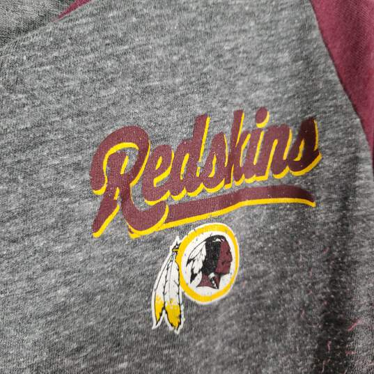 Womens Washington Redskins Football-NFL Lace 3/4 Sleeve T-Shirt Size X-Large image number 3