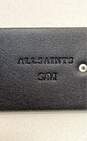 AllSaints Black Leather Grommet Belt Size S/M image number 5