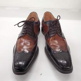 Giorgio Brutini Men's Brown Leather Wing Tip Oxfords Size 10 alternative image
