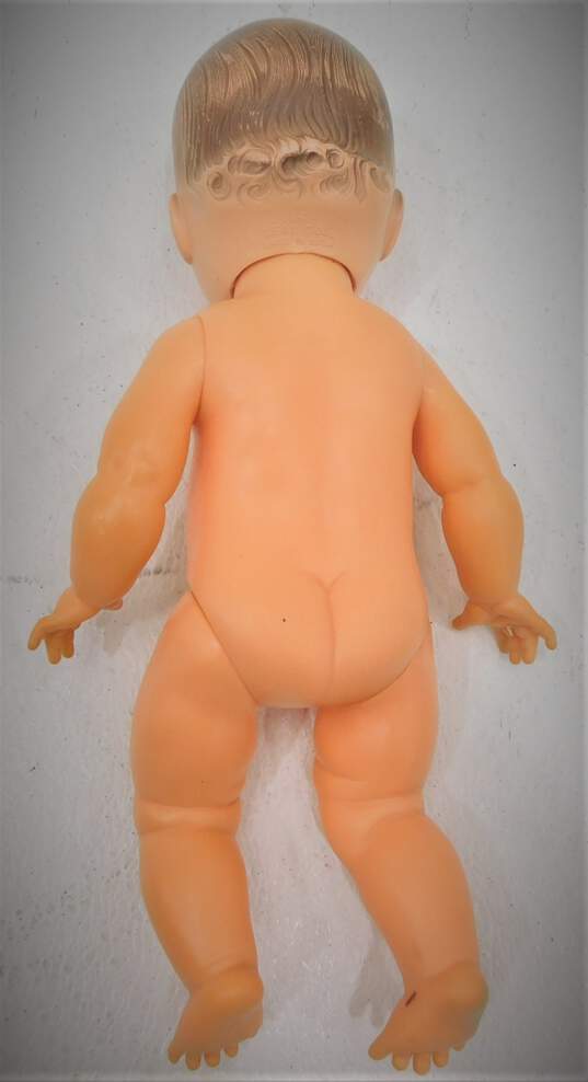 Vintage Baby Dolls Ideal Rubber Plastic Molded & Unmarked Soft Body Composition image number 7