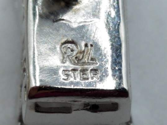 R&L 925 Sterling Silver Italy Double-Decker Bus Pendant Necklace 19.75in image number 3