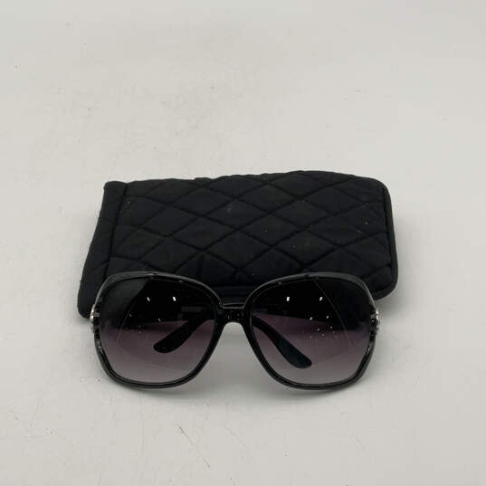 Womens A120 OX Black UV Protection Oversized Sunglasses With Case image number 3
