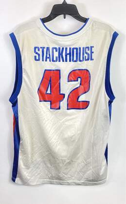 Reebok White Detroit Pistons Jerry Stackhouse # 42 Jersey L alternative image