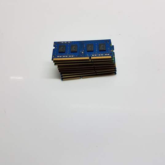 Lot of 10 Mixed PC3 DD3 Laptop Memory Ram #3 image number 3